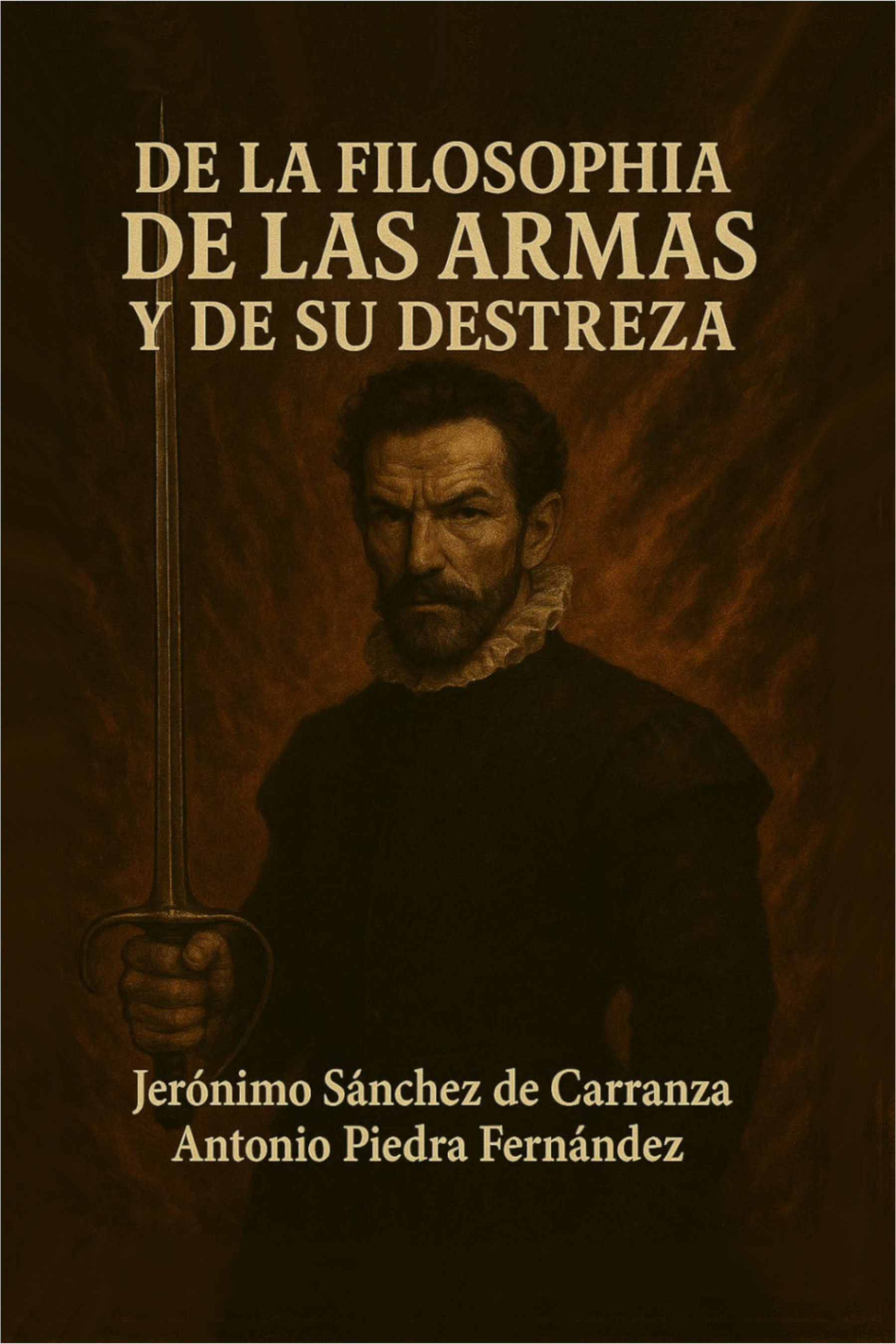 Portada de De la filosofía de las armas y de su Destreza y de la Agresividad y Defensa Cristiana: Jerónimo Sánchez de Carranza